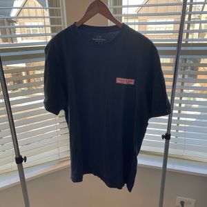 Navy Vineyard Vines Classic Box Logo T-Shirt